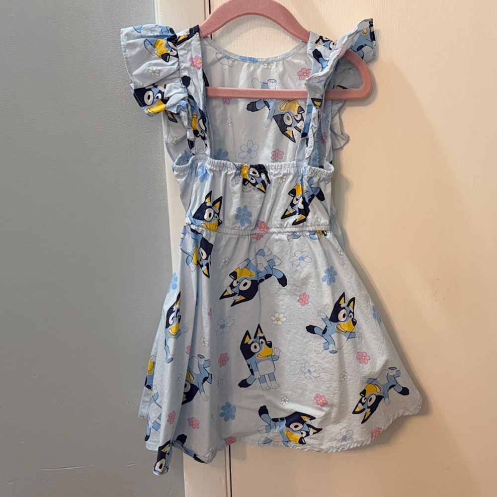 Bluey Themed Kids Dress - Picture 2 of 3
